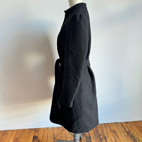 RODEBJER Wool Blend Belted Coat - Picture 4 of 8